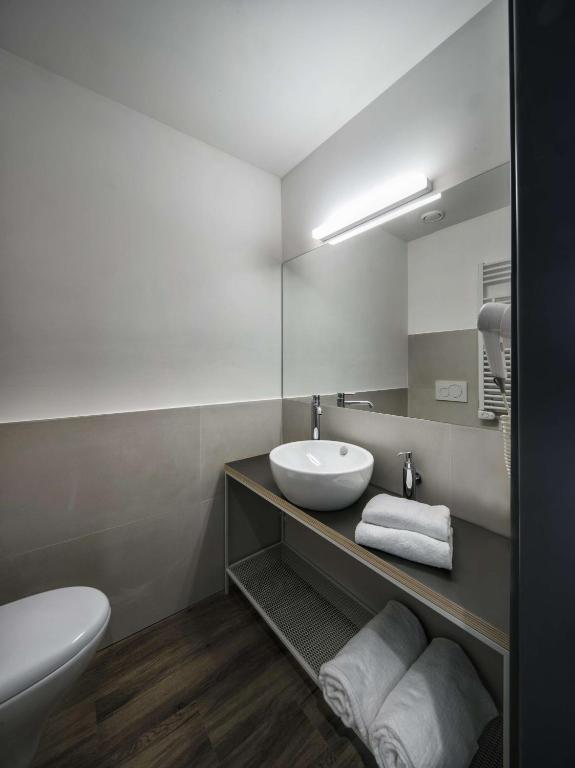 Koupelna v ubytování Best Western Hotel Corsi