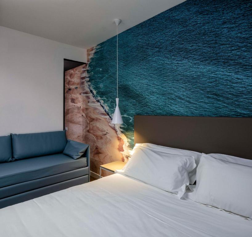 Postel nebo postele na pokoji v ubytování Best Western Hotel Corsi