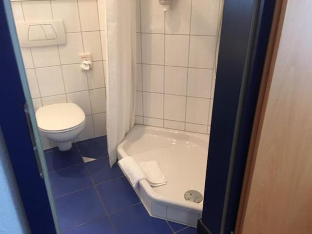 Koupelna v ubytování Hotel Strohofer