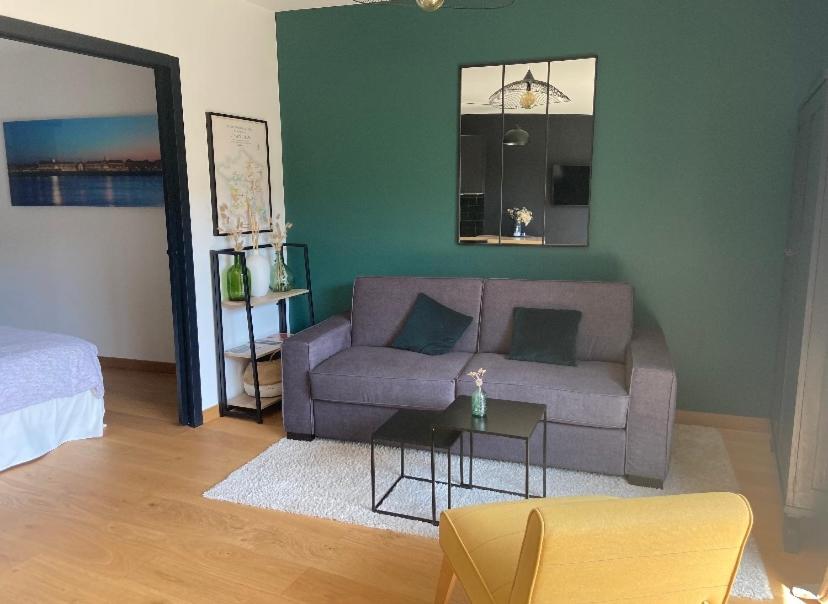 Posezení v ubytování Le clos du Mesnil, Logement totalement indépendant