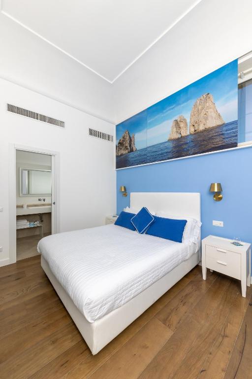 Postelja oz. postelje v sobi nastanitve Casa Dani Capri