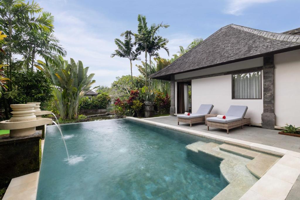 Bazén v ubytování Visesa Ubud Resort nebo v jeho okolí