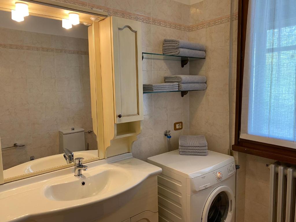 Koupelna v ubytování Casa Michela
