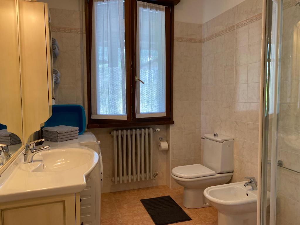 Koupelna v ubytování Casa Michela