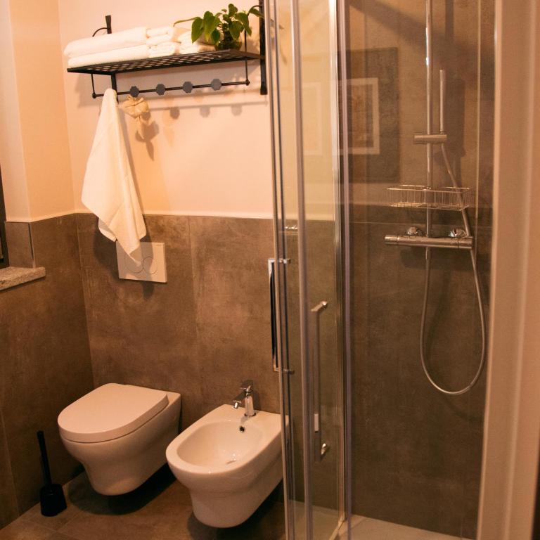 Koupelna v ubytování B&B Belelì Daramba