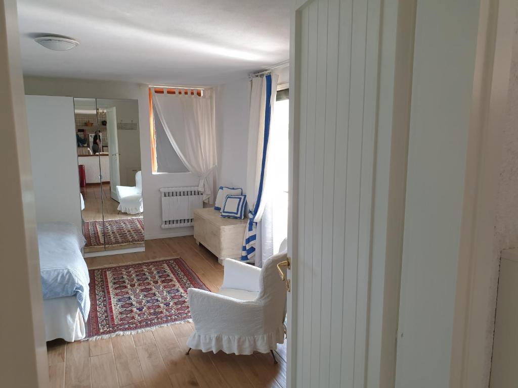 Postel nebo postele na pokoji v ubytování Casa Lella
