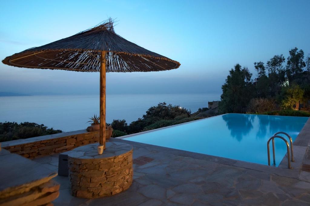 The swimming pool at or close to Kea Boho Luxury with Pool & Stunning Views
