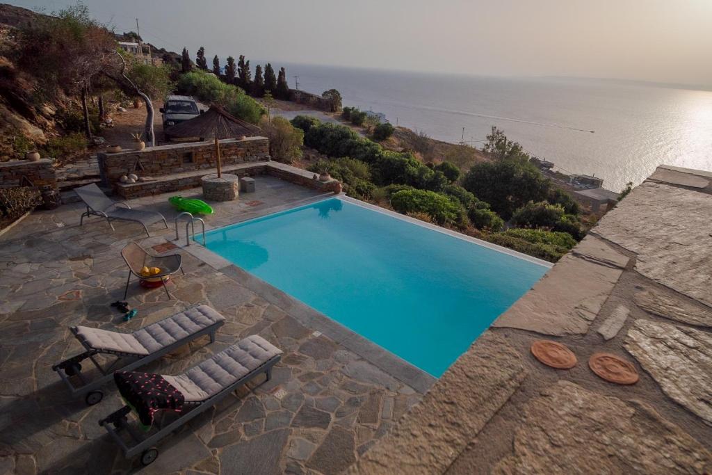 The swimming pool at or close to Kea Boho Luxury with Pool & Stunning Views