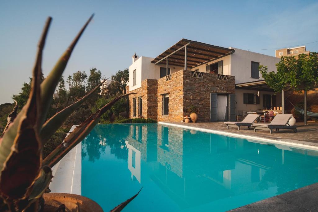 The swimming pool at or close to Kea Boho Luxury with Pool & Stunning Views