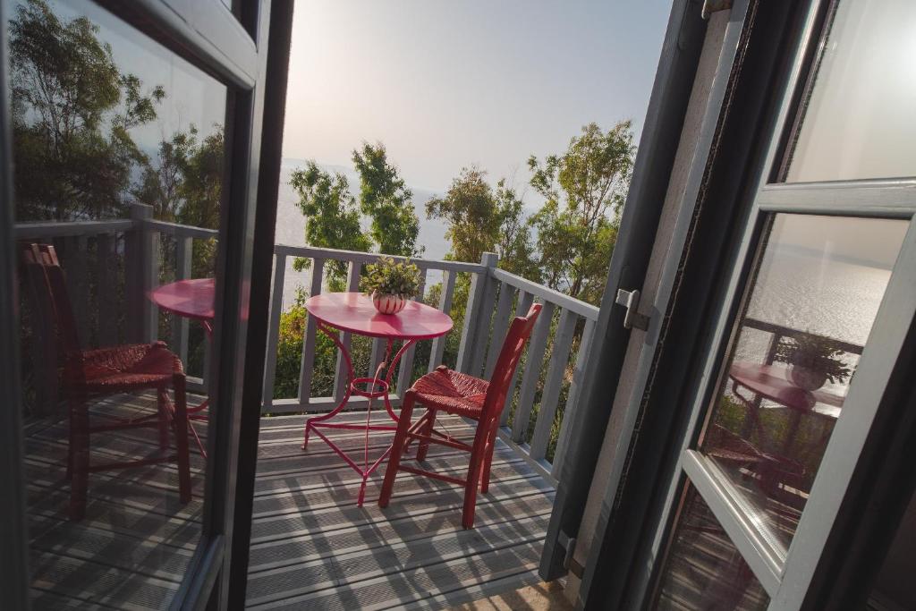 A balcony or terrace at Kea Boho Luxury with Pool & Stunning Views