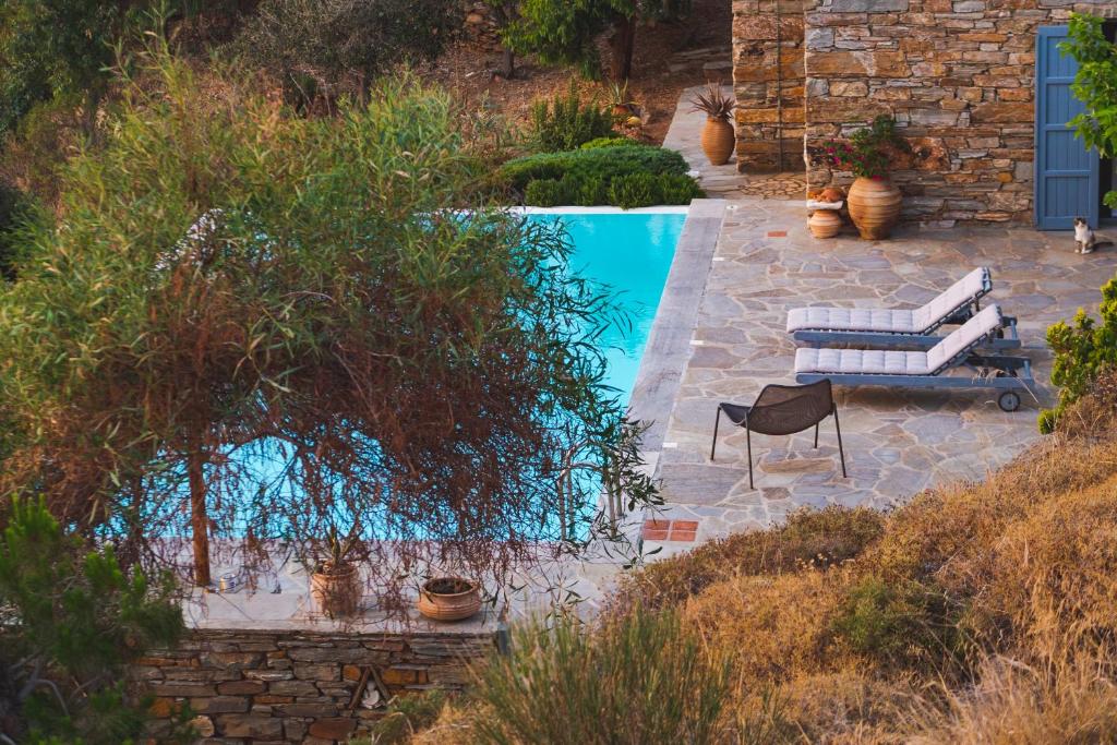 The swimming pool at or close to Kea Boho Luxury with Pool & Stunning Views
