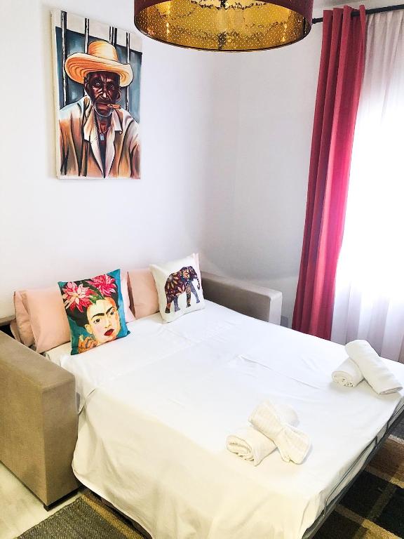 Postel nebo postele na pokoji v ubytování Apartamento La Habana Vieja