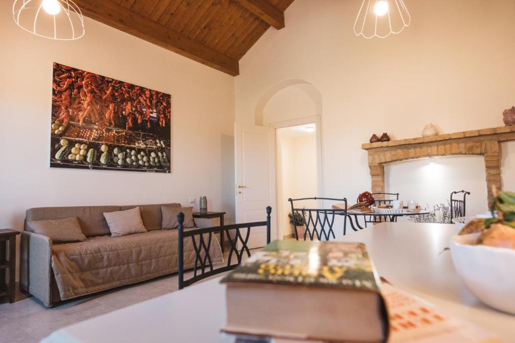 Posezení v ubytování IL FILARO del Castello di San Basilio