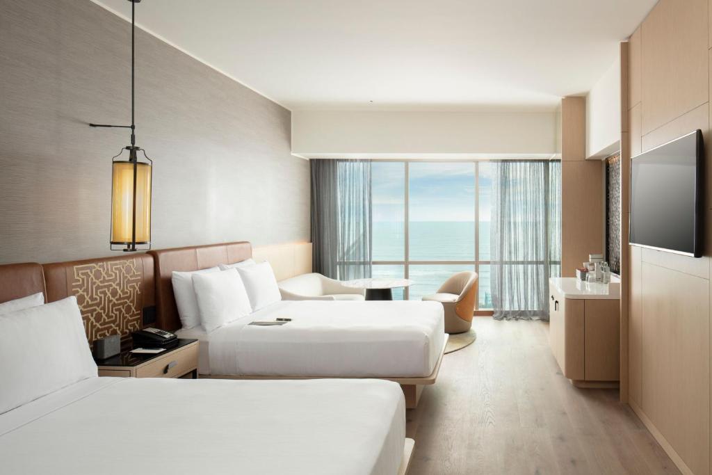 Ein Sitzbereich in der Unterkunft JW Marriott Hotel Lima