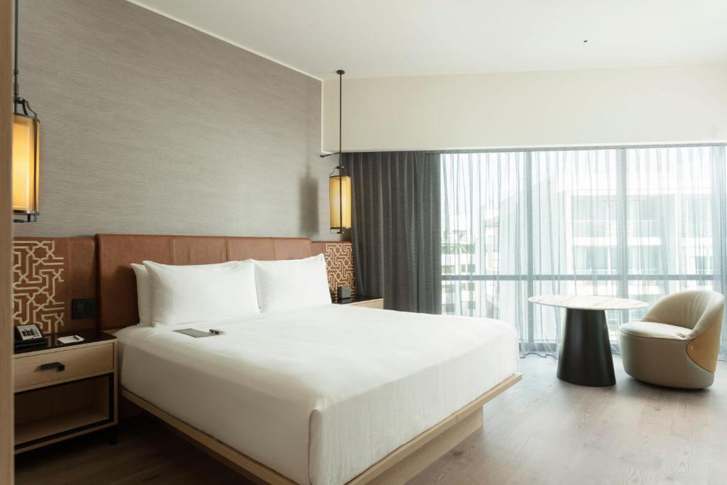 Ein Bett oder Betten in einem Zimmer der Unterkunft JW Marriott Hotel Lima