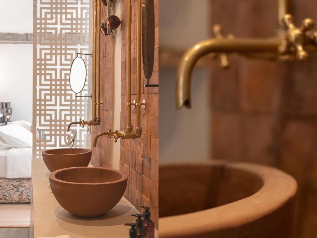 Koupelna v ubytování Riad EspritBleu - Adult Only