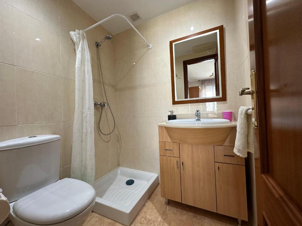 Łazienka w obiekcie Apartamento Salgueirón