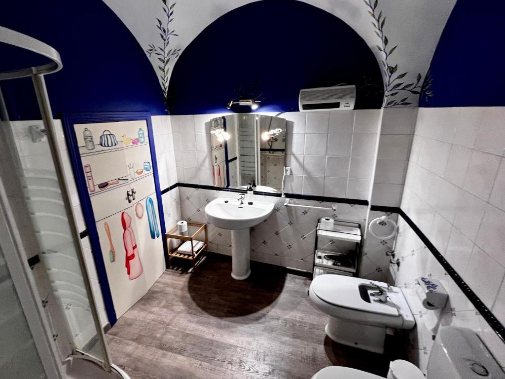 Koupelna v ubytování Destino Deluxe Plaza De Santiago - 2 hab