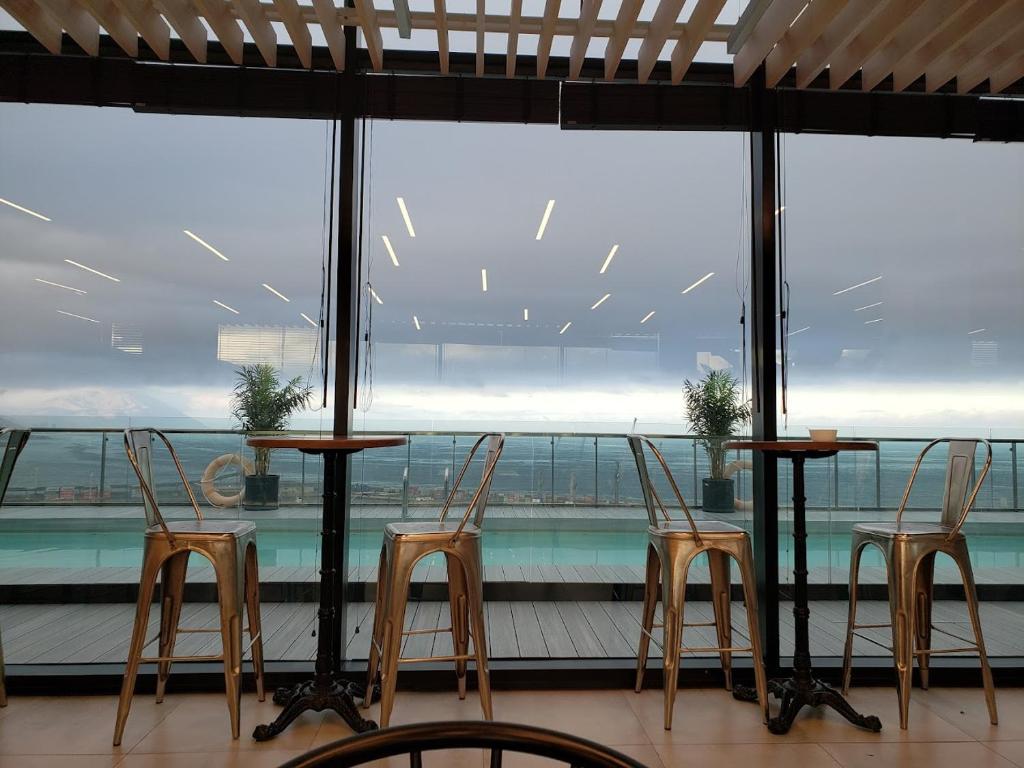 Balkón nebo terasa v ubytování Hotel Alto Antofagasta