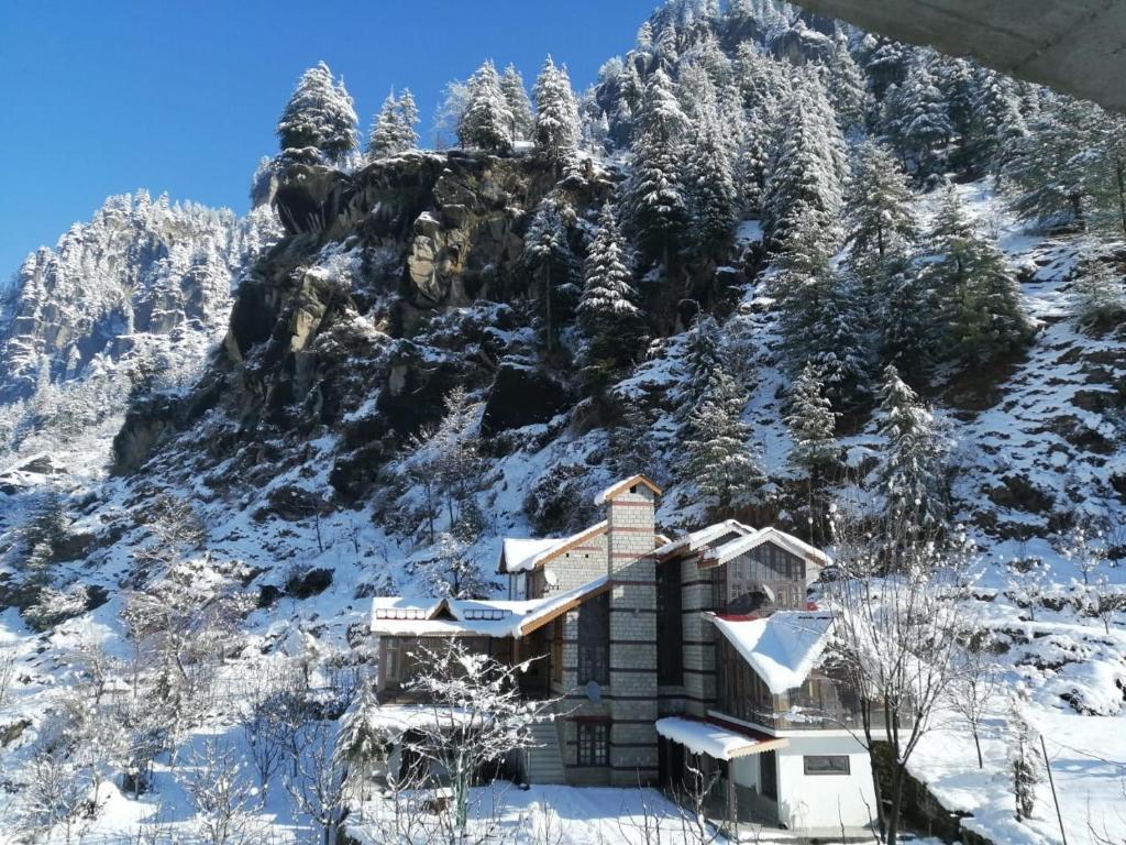 The Crystal Cascade Villa en invierno