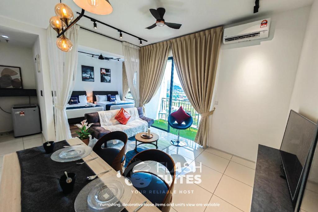 Posezení v ubytování Onsen Premium Suites @ Tambun Ipoh