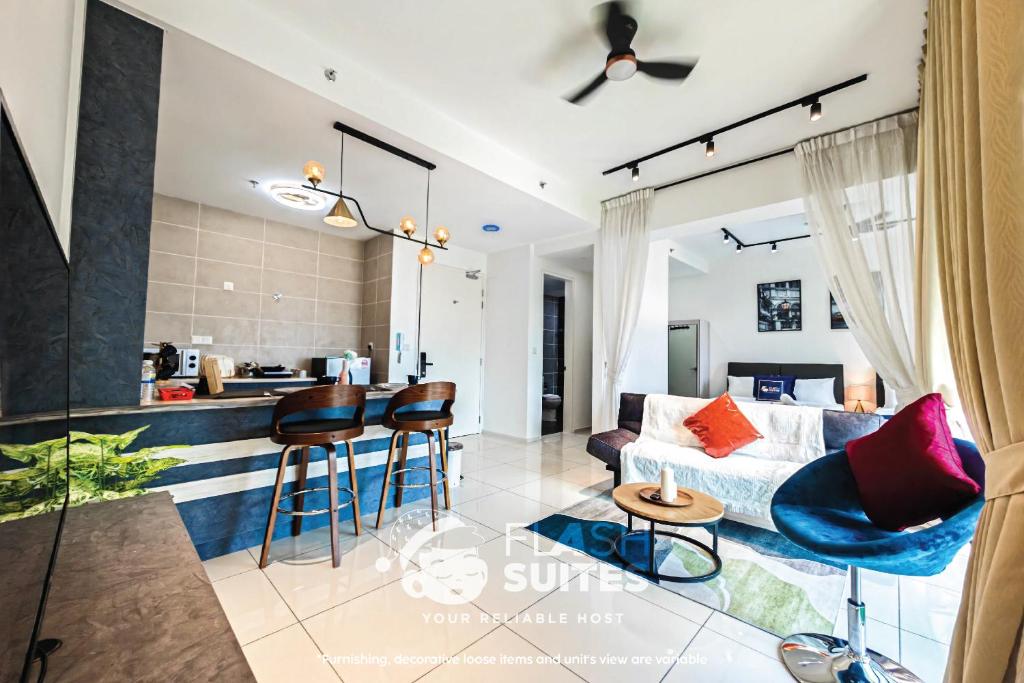 Posezení v ubytování Onsen Premium Suites @ Tambun Ipoh