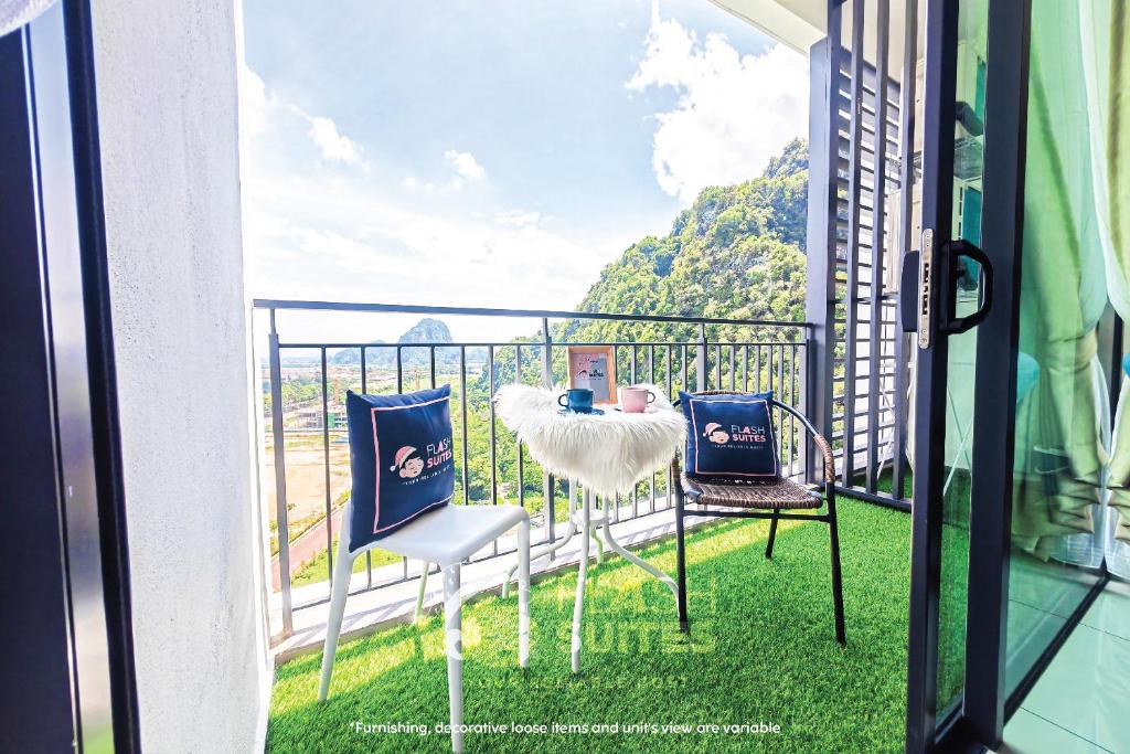 Balkón nebo terasa v ubytování Onsen Premium Suites @ Tambun Ipoh