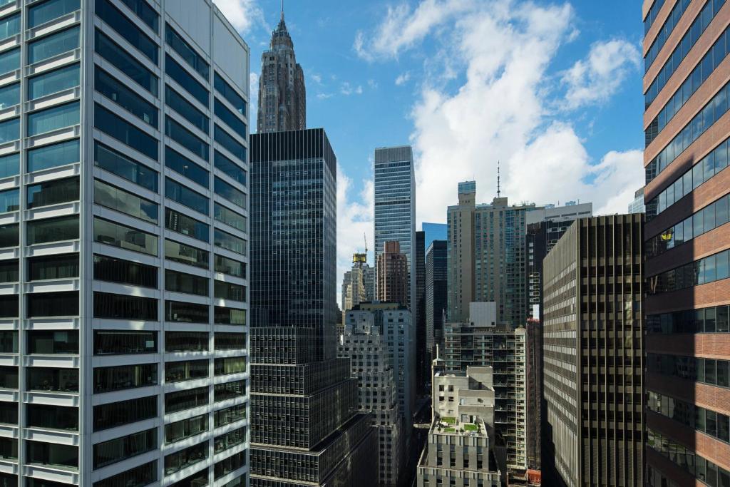 Nespecifikovaný výhled na destinaci New York nebo výhled na město při pohledu z hotelu
