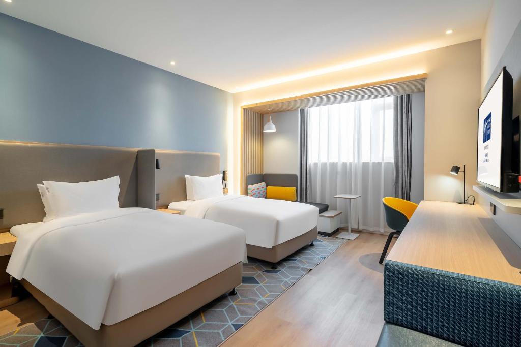 Holiday Inn Express Jinan Airport Zone, an IHG Hotel - Standaard Twin Room Met Extra Vloerruimte