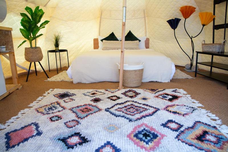 Postel nebo postele na pokoji v ubytování Glamping -420