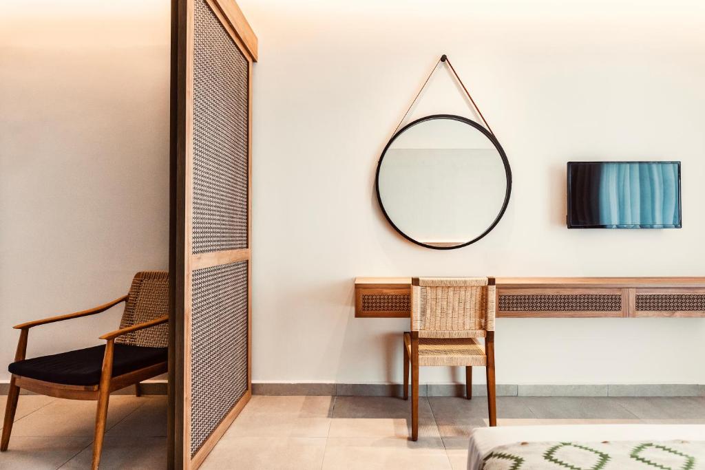 A television and/or entertainment centre at Blue Sea Island