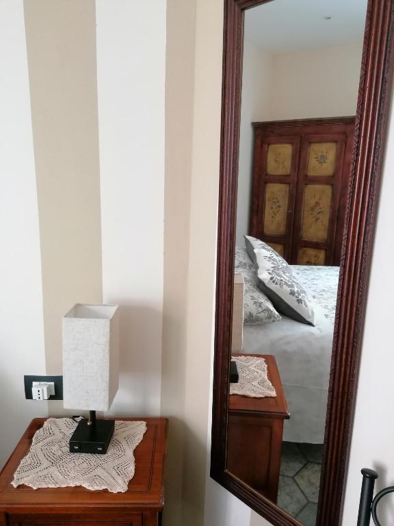 Postel nebo postele na pokoji v ubytování L'Antica Terrazza