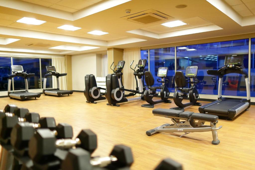 O centro de fitness e/ou as comodidades de fitness de Hyatt Place Tegucigalpa