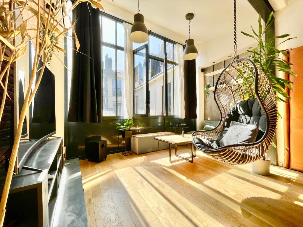 Zdjęcie z galerii obiektu Le Mini Loft - Au Coeur de Rouen - Déco Atelier w Rouen