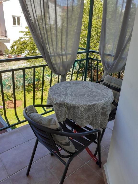 Balkón nebo terasa v ubytování Apartments Novacic