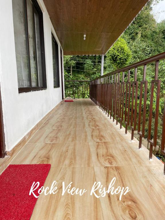 Balkón nebo terasa v ubytování Rock View Rishop