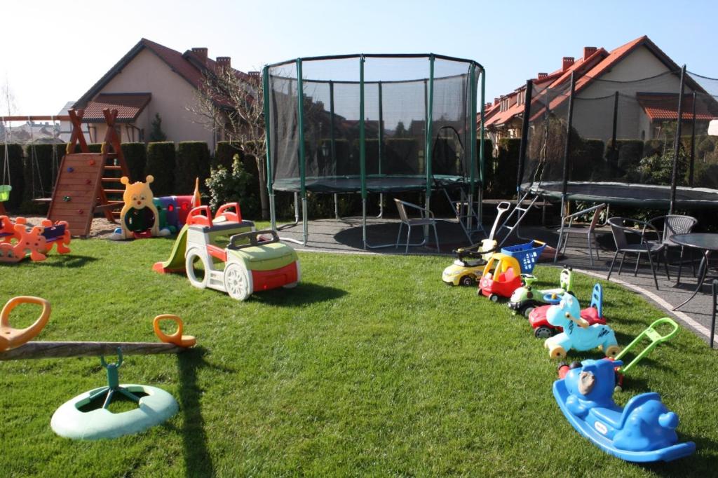 Herní místnost nebo prostor pro děti v ubytování Willa Klif