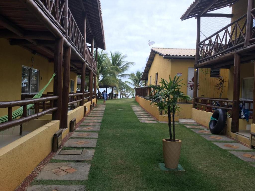 Zahrada ubytování Vilagge PÉ NA AREIA - Itacimirim Bahia