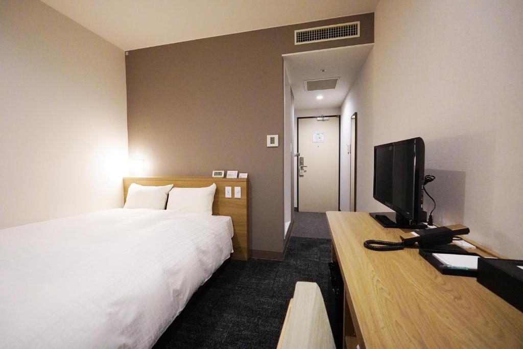 TV a/nebo společenská místnost v ubytování Matsue New Urban Hotel