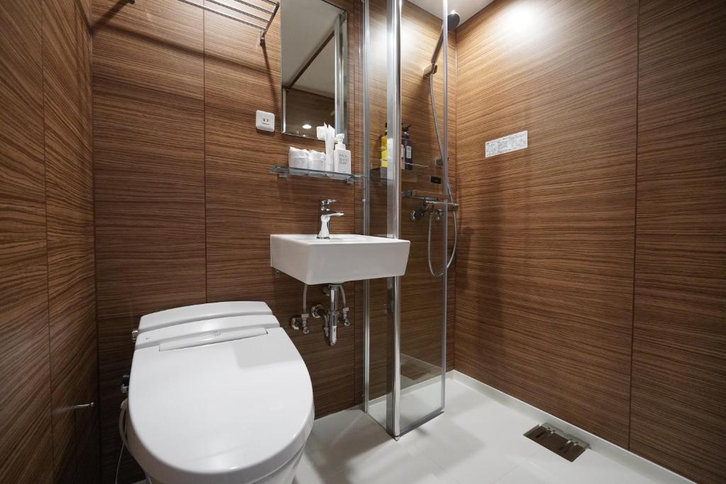Koupelna v ubytování Matsue New Urban Hotel