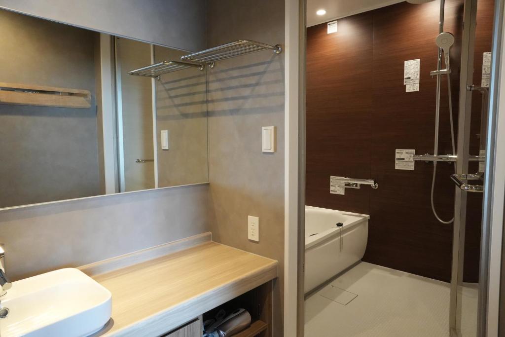 Koupelna v ubytování Matsue New Urban Hotel