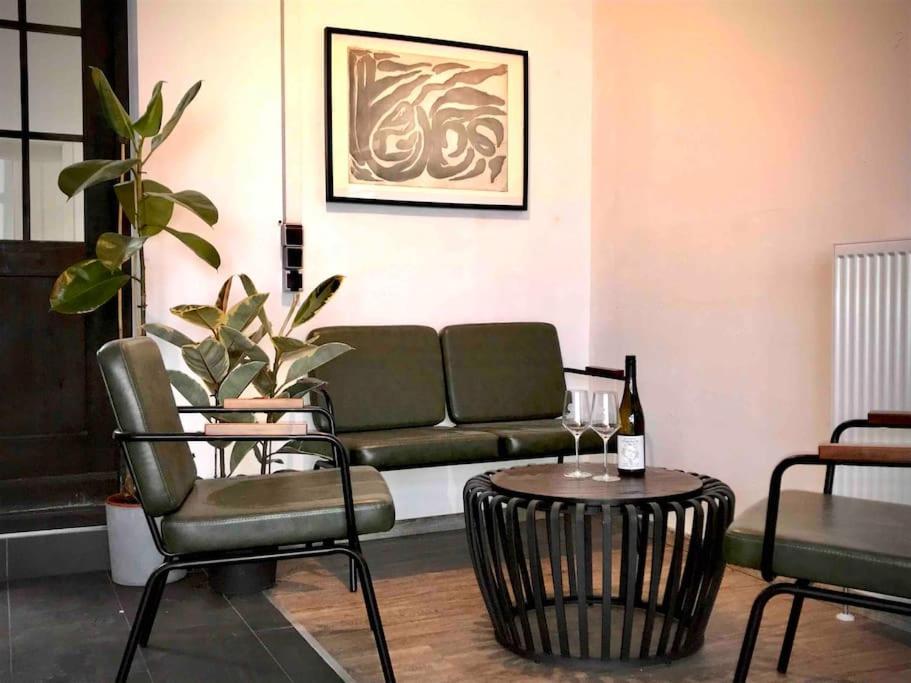 Posezení v ubytování Weinlofts an der Mosel mit E10 Ladestation