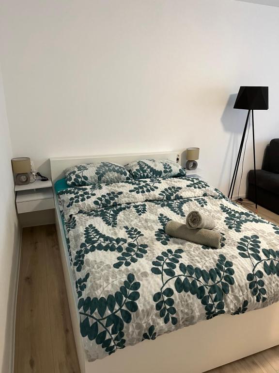 Postel nebo postele na pokoji v ubytování Apartment VBK Osijek
