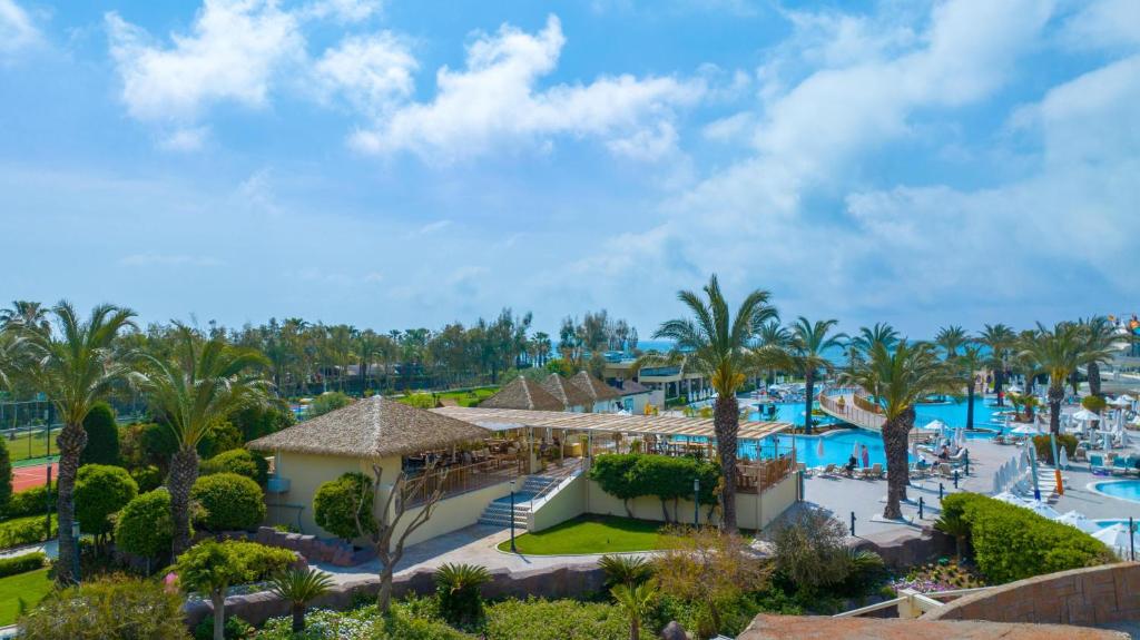 an aerial view of the pool at the resort at Liberty Hotels Lara in Lara