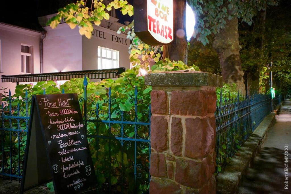 Zahrada ubytování Főnix Hotel