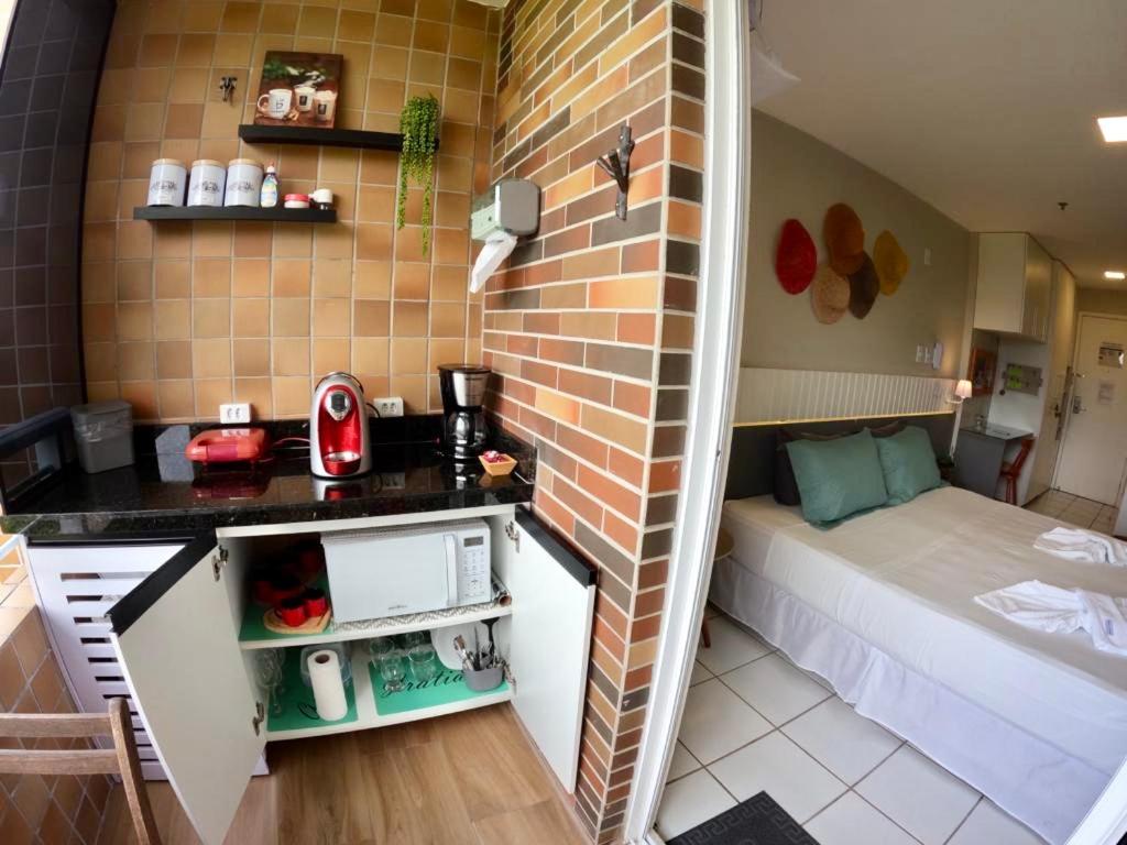 Postel nebo postele na pokoji v ubytování Gran Lençóis Flat Barreirinhas Apt 509