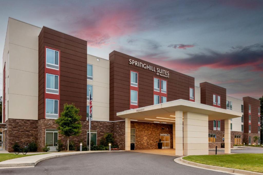 a rendering of a hospital building with a sign on it at SpringHill Suites Atlanta Alpharetta/Roswell in Roswell
