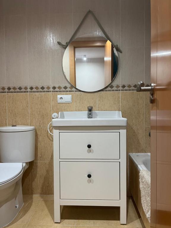 Koupelna v ubytování ÁTICO Paraíso Beach con piscina privada