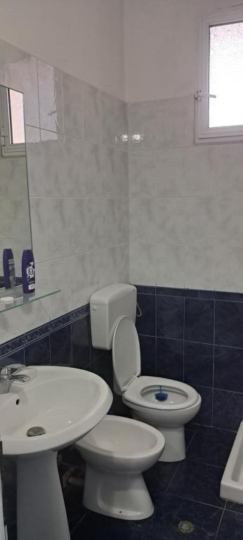 Koupelna v ubytování Hotel Noel
