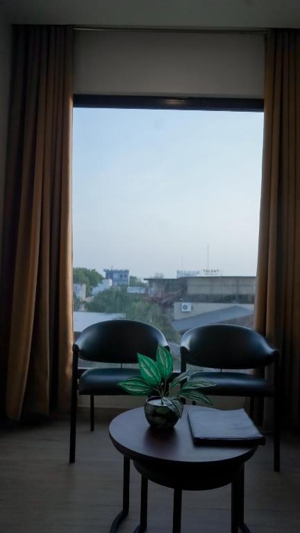 Posezení v ubytování Hotel Chulhewala